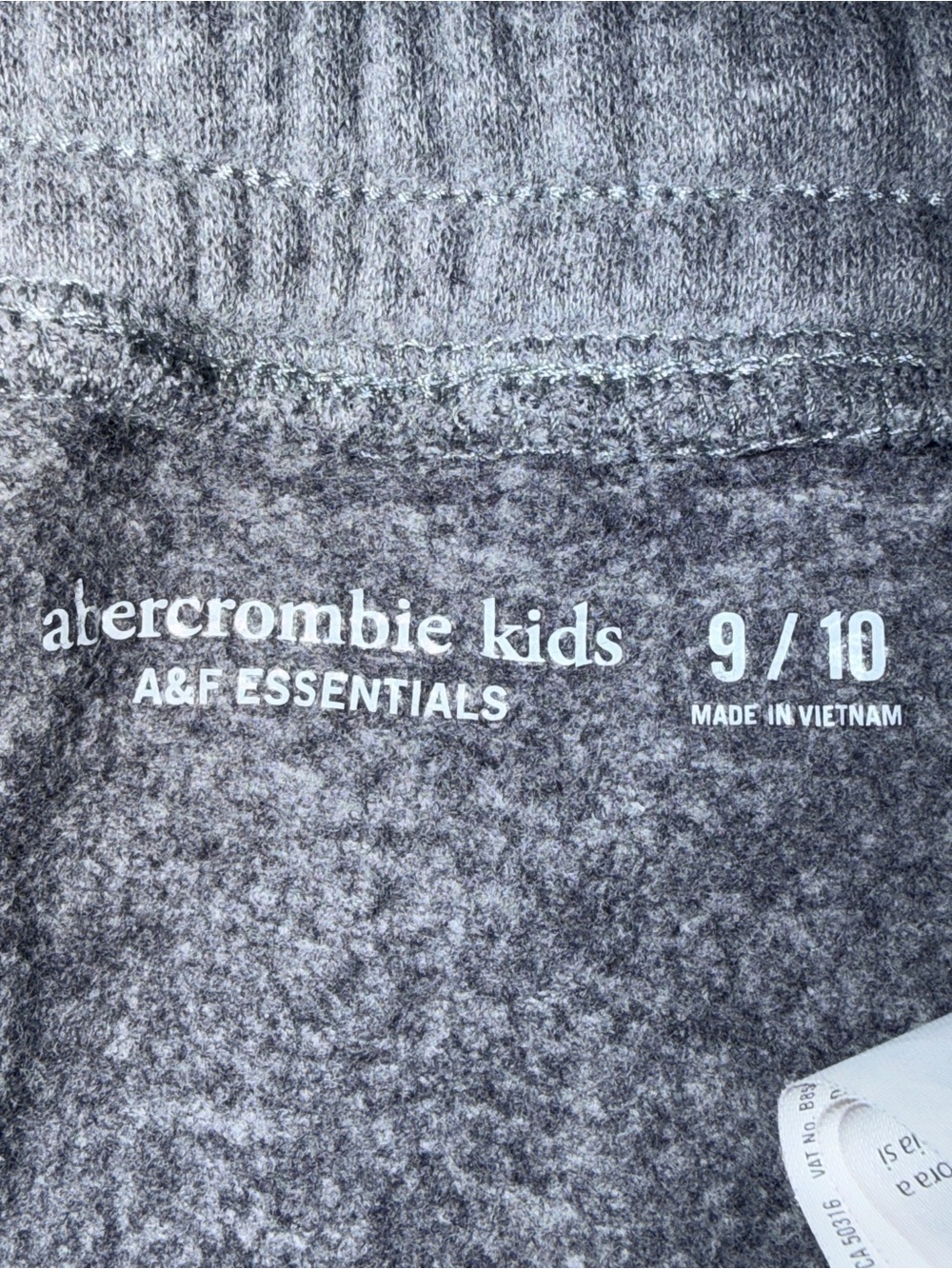 Abercrombie & Fitch Kids Gray Fleece Jogger Pants Kids 9/10 - Picture 4 of 5